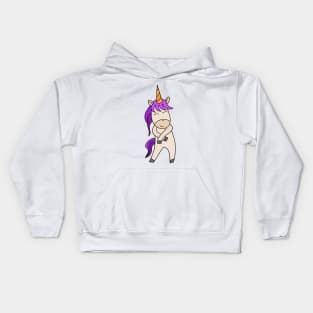 Unicorn dancing Kids Hoodie